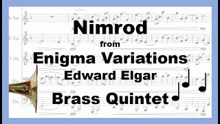 Nimrod  Enigma Variations – Brass Quintet [upl. by Corsetti]