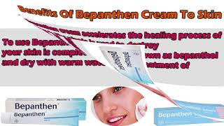 Bepanthen Cream Benefits Uses Types Warnings amp More [upl. by Favin]