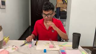 How to make a simple colored Velociraptor with construction paper Part 6 [upl. by Richards219]