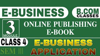 BCom 3rd Semester EBusinessOnline PublishingEBook Malayalam class [upl. by Hakceber854]