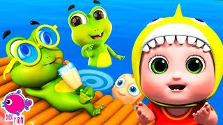 Five Little Speckled Frogs  baby cartoon  Best Kids songs EP21  Joyful jingles Nursery Rhymes [upl. by Emaj]