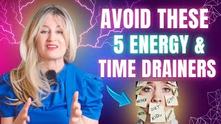 5 Energy and Time Drainers When Working From Home  Productivity Tips  Remote Jobs  Jody Urquhart [upl. by Nodnyl]