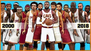 CLEVELAND CAVALIERS evolution NBA 2K  NBA 2K18 [upl. by Ahc]