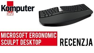 Microsoft Sculpt Ergonomic Desktop  krótka recenzja  Komputer Świat [upl. by Loferski475]