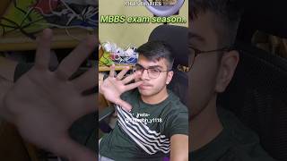 MBBS exam Season💀  Day 460  MBBS diaries minivlog neet mbbs exams tranding [upl. by Llekcir]