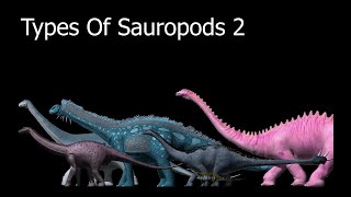 Types Of Sauropods 2 [upl. by Roxine]