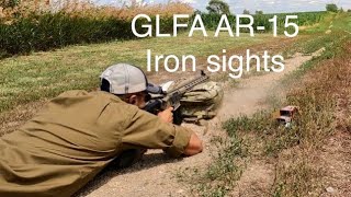 GLFA AR15 Iron sights [upl. by Anidnamra]