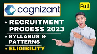 Cognizant  Recruitment Process 2023  Syllabus amp Patterns Updated  Salary  Eligibility Criteria [upl. by Lenny525]