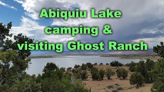 Abiquiu Lake  Riana campground  Ghost Ranch  New Mexico [upl. by Olivier456]