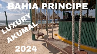 Bahia Principe Luxury Akumal Walkaround 2024 Cancun Mexico AllInclusive Beach Vacation [upl. by Nork]