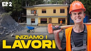 INIZIANO I LAVORI 👷🏻‍♂️ Pinningum EP2  Duri Lavori [upl. by Gytle]