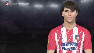 João Félix PES 2018  How to create  Como fazer [upl. by Neeuq]