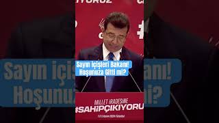 Ali Yerlikaya’ya Sert Sözler ekremimamoğlu gündem [upl. by Anton]