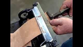 How to maintain the KEYSTONE Leather Splitter Blade [upl. by Rustie]