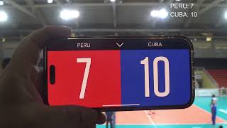 PERU vs CUBA SET 2 [upl. by Melanie]