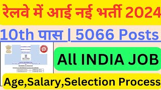 10th Pass Western railway apprentice 2024 apply onlinewestern railway apprentice 2024 Notification [upl. by Anigroeg262]