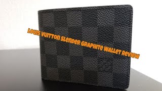 Louis Vuitton Slender ID Wallet Graphite [upl. by Rimhsak]