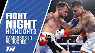 George Kambosos Jr Edges Maxi Hughes in Close Fight  FIGHT HIGHLIGHTS [upl. by Tasiana]