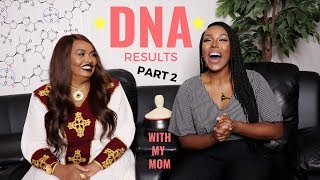 ANCESTRY DNA RESULTS WITH MY MOM PT 2 [upl. by Hareehat]