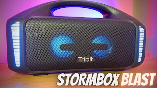 Tribit Stormbox Blast Review  This speaker is a MONSTER Incredible [upl. by Liartnod60]