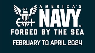 America’s Warfighting Navy February to April 2024 [upl. by Hameerak395]