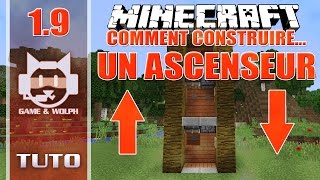 Comment construire un ascenseur   Minecraft  Tutoriel Redstone 19 [upl. by Aihsar505]