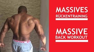 Massives Rückentraining  Massive Back Workout [upl. by Ellehsad]