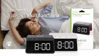 How To  Alarm clock with wireless charging  WCACQ30BK amp WCACQ30WT [upl. by Nirtiac]