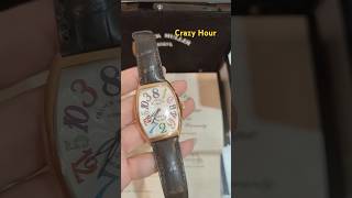 Franck Muller Cintrée Curvex Crazy Hour 7851 CH 18K Rose Gold Color dream shorts [upl. by Nomaid]