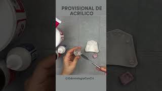 Provisional de acrílico  Odontologia con Cri [upl. by Fitton]