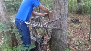 Summit Treestand in action Quick and easy to use [upl. by Linzy]