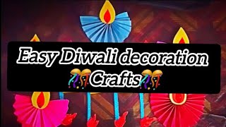 Easy diwali craft👍😍diwali decoration ideas😮diwalispecial papercraft [upl. by Faux242]