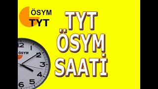 REKLAMSIZ TYT ÖSYM SAATİ 165 DAKİKA kpss yks tyt ales dgs [upl. by Libre]