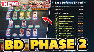 BEST TEAM SET UP FOR BASE DEFENSE PHASE 2 High Score Guide  7DS Idle Adventure [upl. by Sabella]