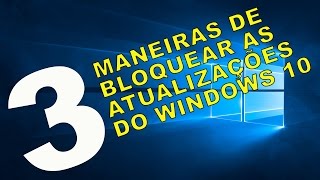 3 maneiras de desativar as atualizações do Windows 10 [upl. by Felipe]