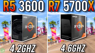 R5 3600 vs R7 5700X  RTX 4070  Tested in 2024 [upl. by Gosselin]