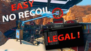 How to EASY and LEGAL Remove All RECOIL in Apex Legends Season 20 [upl. by Aniwde]