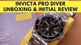 Invicta Pro Diver 8926OB Automatic Watch Unboxing and Initial Review  Best Diver Watch under 100 [upl. by Asquith521]