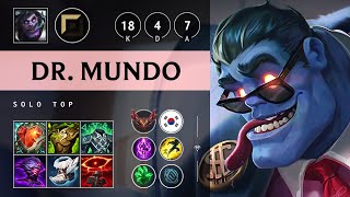 Dr Mundo Top vs Darius Quadra Kill Legendary  KR Grandmaster Patch 1422 [upl. by Namwob160]