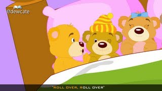 Edewcate english rhymes  Ten in the Bed Nursery Rhyme [upl. by Namyaw]