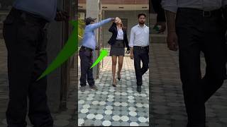 Office college girl security boy water 💦 bottle 🍼 entertainment video youtubeshorts [upl. by Atsev871]