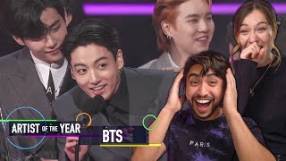 BTS AMA 2021 Performance  Award REACTION [upl. by Inig]