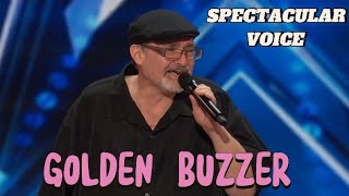 THE SINGING JANITOR AT Americas Got Talent subscribe americasgottalent goldenbuzzer viralvideo [upl. by Aaberg249]