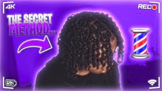 HOW TO Get Curly Dreads Forever 🔥💈 INFINITE TWIST OUT [upl. by Aiciled]