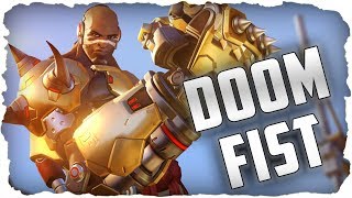 DOOMFIST ALLE SKILLS UND SKINS  Overwatch Update  Neuer Held [upl. by Sirrom143]