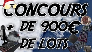 CONCOURS DE NOËL  Plus de 900€ de lots à gagner [upl. by Rede]