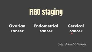 FIGO staging of ovarian endometrial and cervical cancers carcinomas بالعربية [upl. by Mable791]