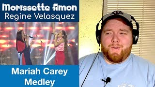 Morissette Amon and Regine Velasquez  Mariah Carey Medley  Jerod M Reaction [upl. by Sirak430]