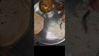 Today lunch shortvideotodaylunchmaterpaneerrecipethali [upl. by Alyakem]