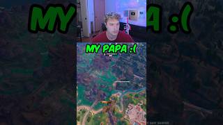 KID LOST HIS PAPA 🥺 fortnite [upl. by Enialahs]